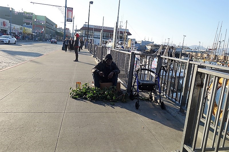 Es gibt unzählige Obdachlose in San Francisco.